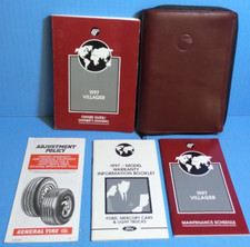 97 1997 Mercury Villager Owners Manual