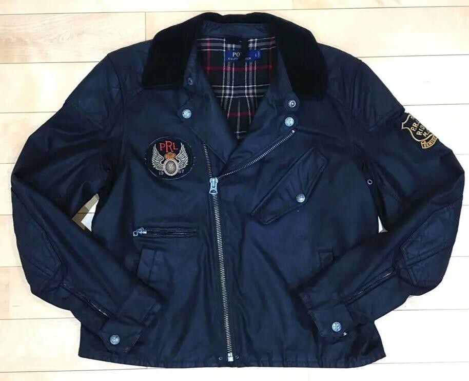 Polo Ralph Lauren Talon Zip Type Double Leather Riders Oiled