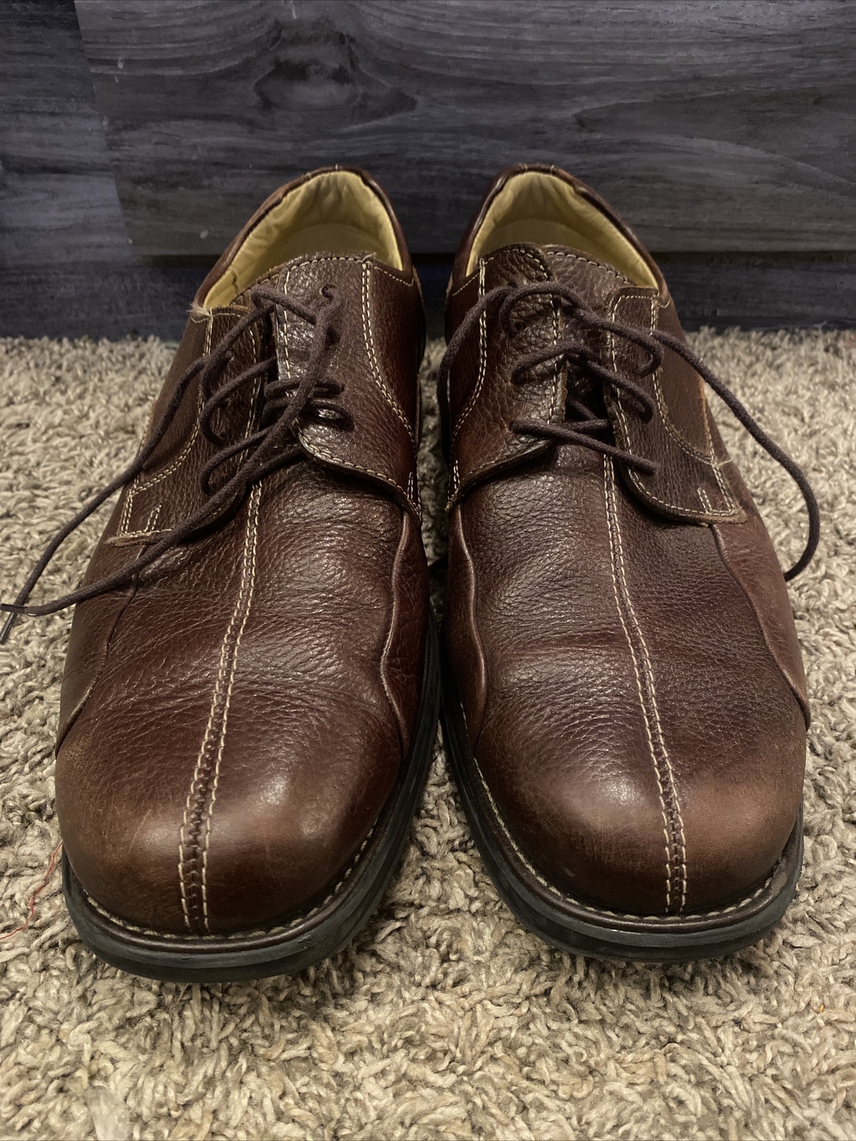 SAOLA Scarpe stringate Oxford Studio Belvedere Bay Bridge in pelle taglia 10