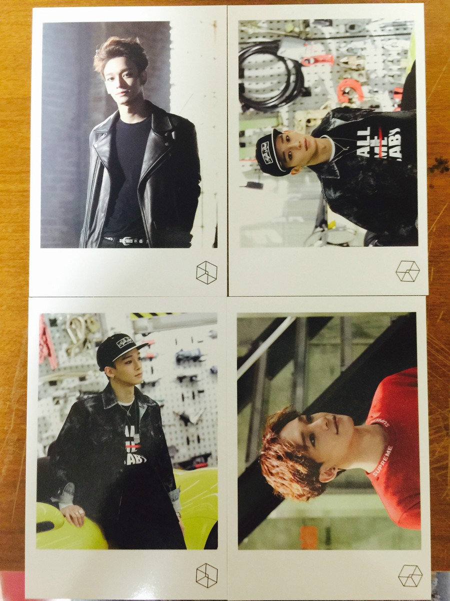 EXO チェン　smt museum ポラロイド EXO SMTOWN COEX Artium SUM OFFICIAL GOODS EXODUS Polaroid Set