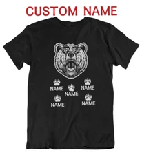 Personalized Papa Bear Shirt with Kids Names Papa Bear & Cubs Shirt Gift for Dad