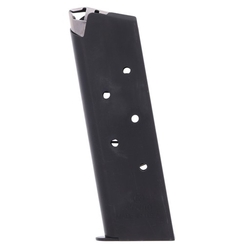 Auto Ordnance 1911 45 ACP Blue Steel NonRemovable Baseplate 7Round Magazine Auto Ordnance 1911 45 ACP Blue Steel NonRemovable Baseplate 7Round Magazine