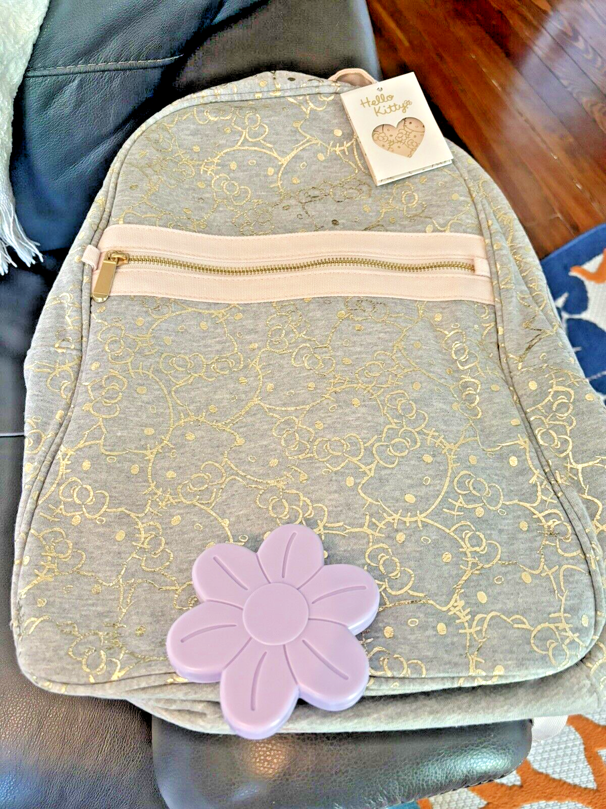 PONY ZAINO GRANDE Pottery Barn scuola Disney Hello Kitty glitter borsa da viaggio bambina.