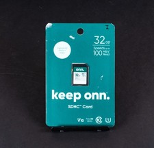 ONN 32GB Class 10 U1 SDHC Flash Memory Card Up to 100 MB Read Speed New