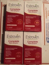 4x Estroven Complete Multi-Symptom Menopause Relief, 28 Caplets Ea.