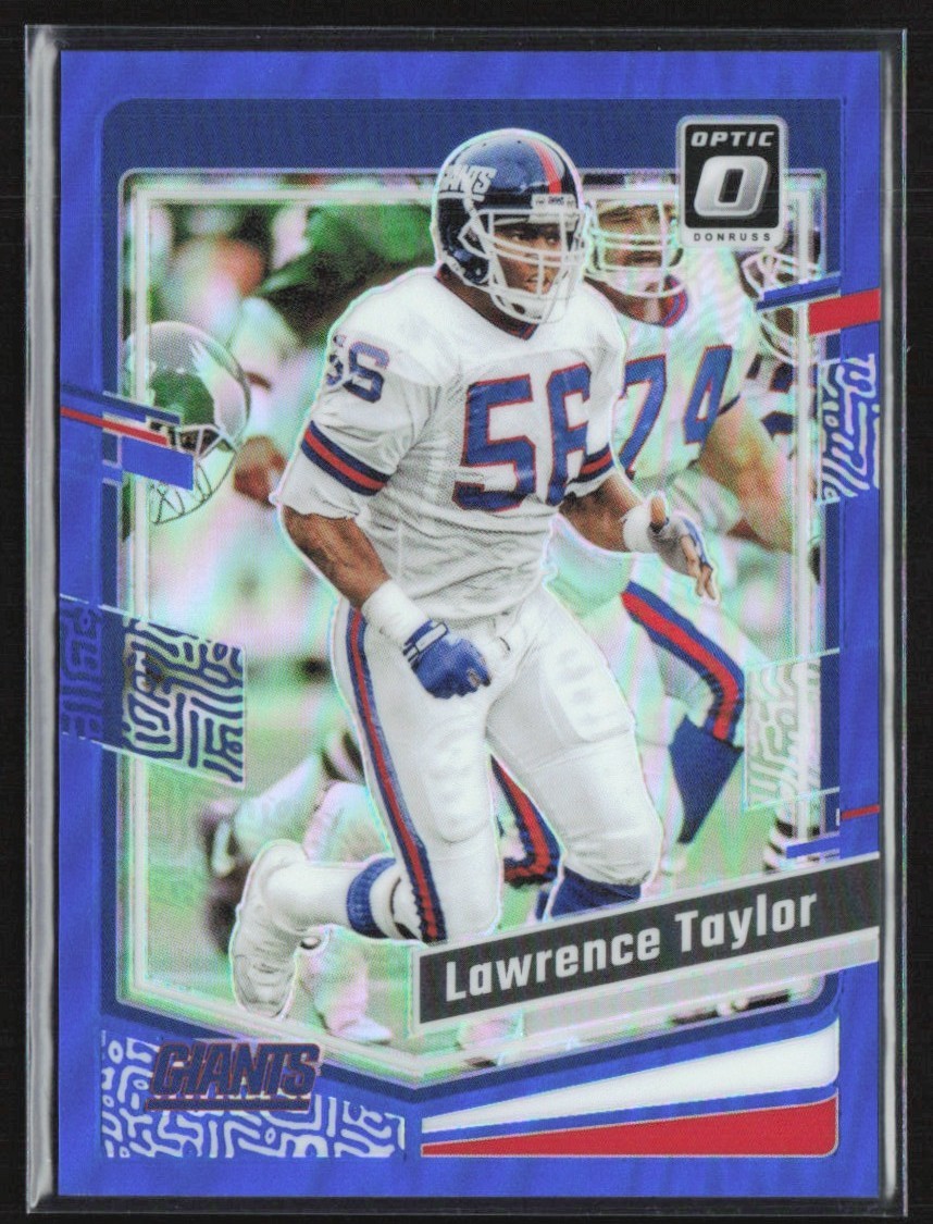 Lawrence Taylor 2023 Donruss Optic Blue /199 #145 New York Giants