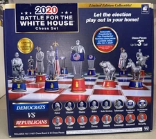 BulbHead 2020 Battle For The White House Chess Set Sealed New