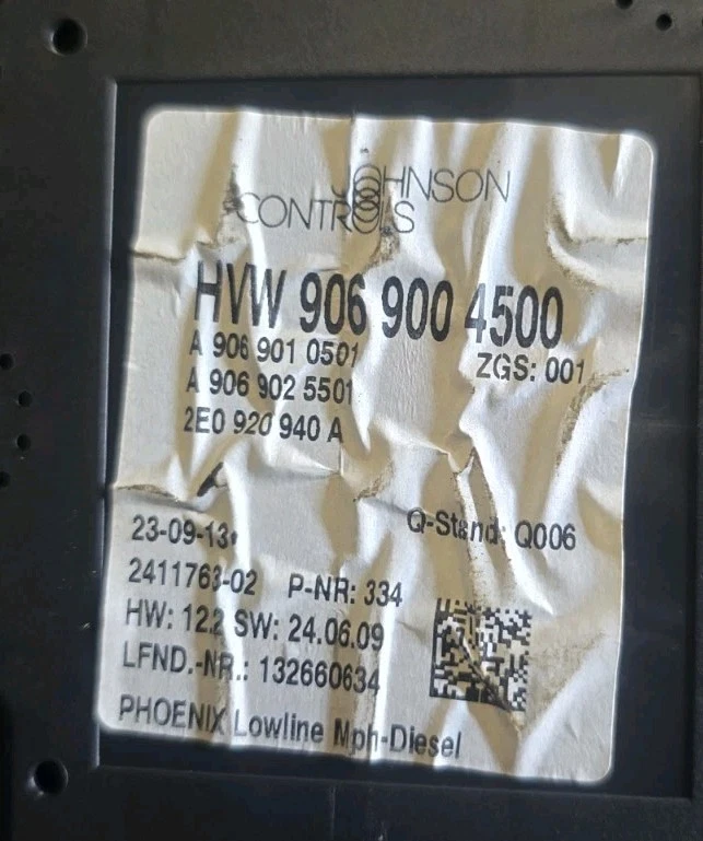 Cuadro de instrumentos velocímetro VW VOLKSWAGEN CRAFTER 2.0TDI 2011-2015 9069004500 Foto 2 de 3