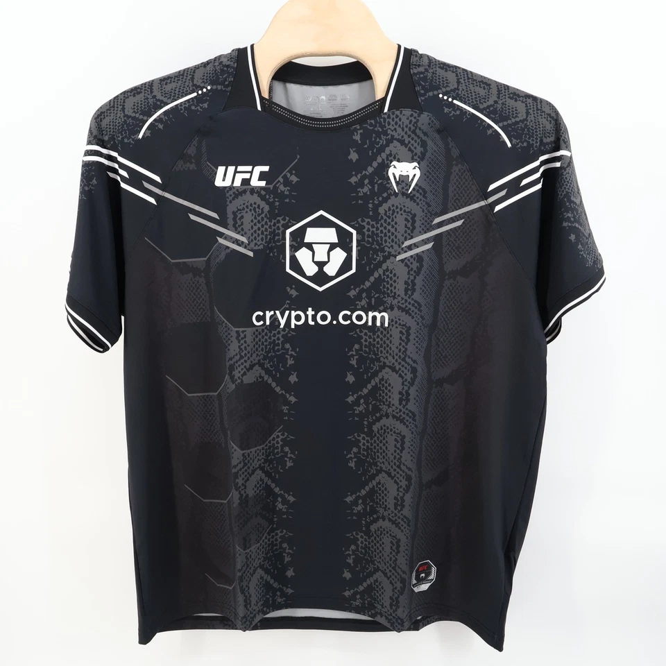 UFC Venum 正品格斗夜肾上腺素球衣干科技黑色男式 XXL — 第 2/4 张图片