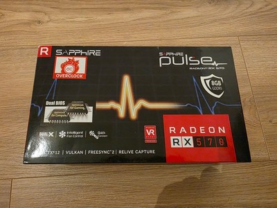 SAPPHIRE Pulse AMD Radeon RX 570 8GB GDDR5 Grafikkarte Zustand: Sehr gut