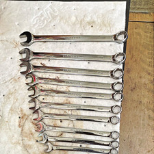 Matco 10pc Metric Combination Wrench Set 10-19mm Steel Chrome Polished