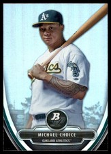 Michael Choice 2013 Bowman Platinum #BPP71 Athletics MLB READ FREE SHIPPING
