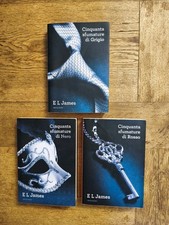 Triologia Cinquanta Sfumature Di Grigio/Nero/Rosso - Libri In Ottime Condizioni 