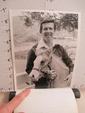 NBC TV show photo 1970s CYCLE OF LIFE horses Den Weisen expert foal birth fence