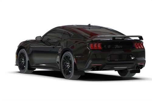 Rally Armor for 2024+ Ford Mustang Black UR Mud Flap w/ Red Logo - Picture 6 of 8
