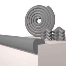 Baby Proof Edge Corner Protector, 6.56FT 0.47''Th L-Shape Furniture Corner