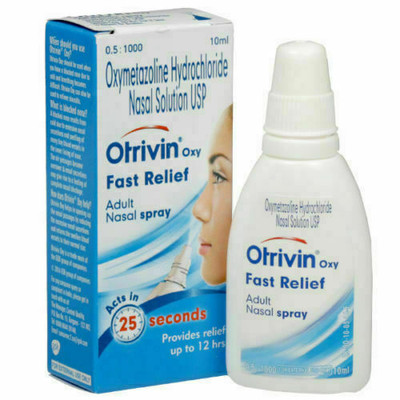 Spray Nasal Otrivin Pour Adultes – Débloque Le Nez Rapidement ! 6 Flacons De 10 Ml