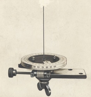 Sun compass used by Major Ralph Alger Bagnold during his journey i .. Old Photo