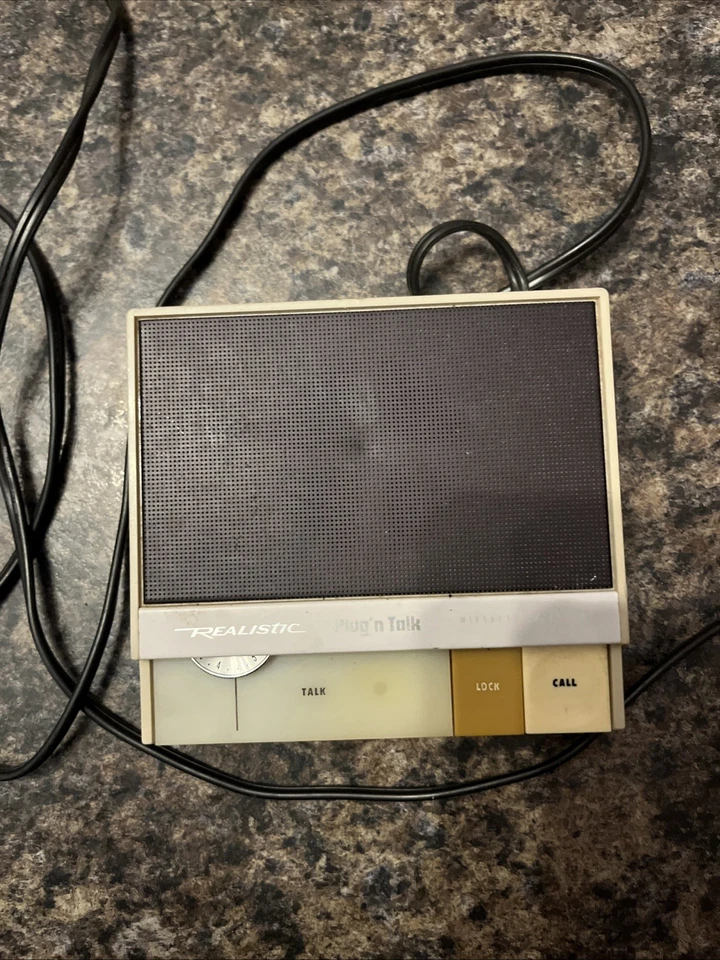 Intercomunicador inalámbrico Plug N Talk se enciende realista como está sin probar conjunto de 2 Foto 4 de 4