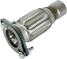 Stainless Steel Flange Flex Repair Pipe Exhaust 2 Inlet Od X 8.125 Oal Fits C