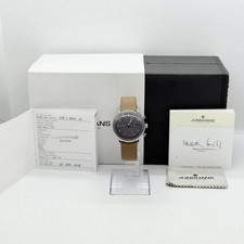 Junghans Max Bill Chronoscope 027/4501.01 Black Dial Automatic 40mm Herren...
