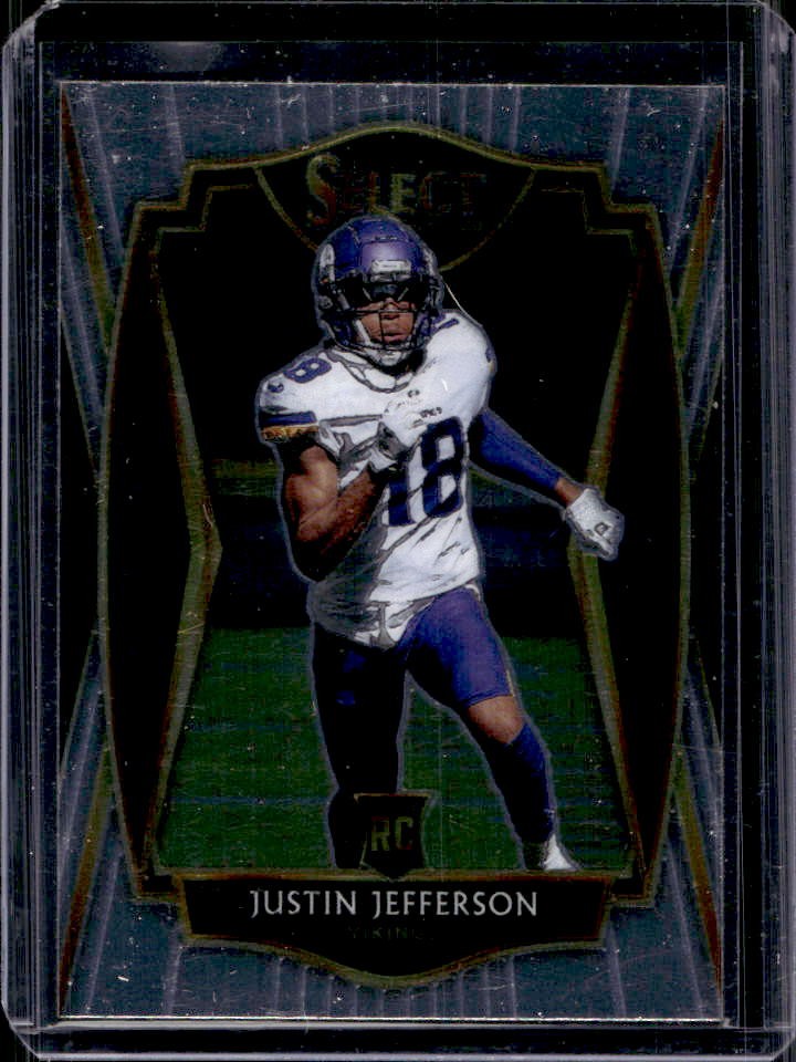 2020 Select Justin Jefferson RC Rookie Premier #161 Vikings