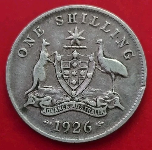 1926 Australia Shilling — photo from the most recent tracked eBay sale