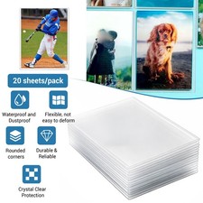 Dustproof Clear 5x7 Rigid Sleeves for Trading Cards Photos Pictures Protection