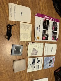 SEGA Game Gear RARE SONIC video game system bundle 100% CIB complete NEEDS RECAP