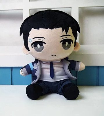 Anime Detroit Become Human Stuffed Connor Plush Doll Toys Game Cosplay Sit Doll
