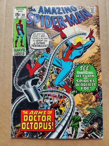 Amazing Spider-Man 88 1970 Marvel VG/FN Gwen Stacy Doctor Octopus 1st Print