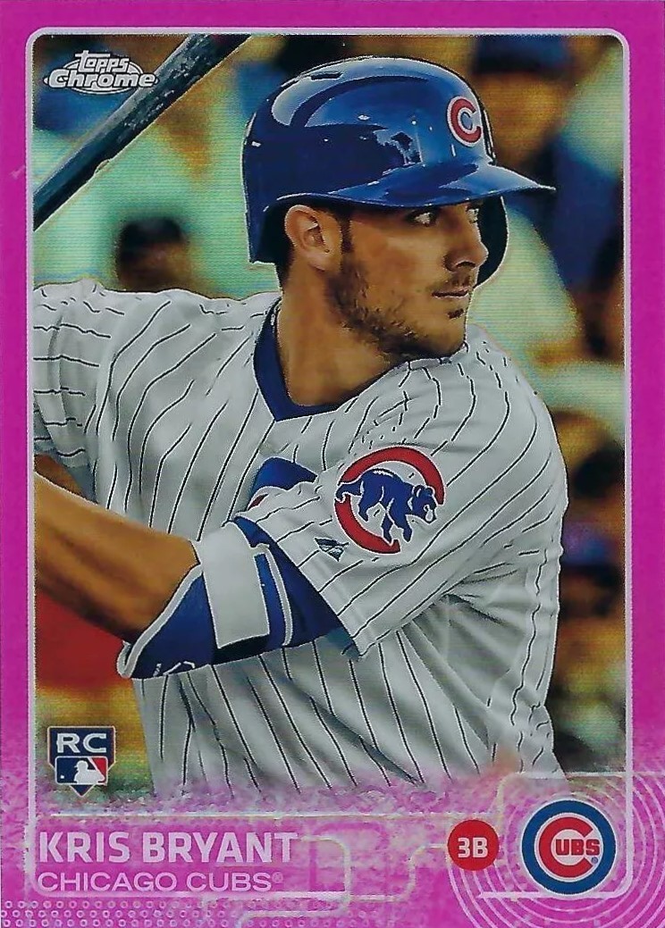 2015 Topps Chrome Pink Refractor #112 Kris Bryant - Chicago Cubs