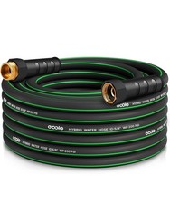 Heavy Duty Garden Hose 25ft, NON-EXPANDABLE F...