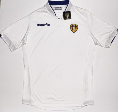 BNWT Leeds United 2014 2015 Macron Home Shirt Kit Jersey