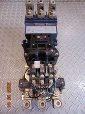 ALLEN BRADLEY 509-FOD SIZE 5 STARTER w OVERLOAD RELAY 110-120V COIL