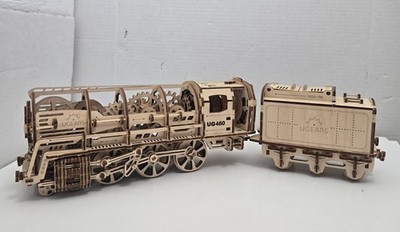 UGears Locomotive Train & Tender Wooden Model UG460