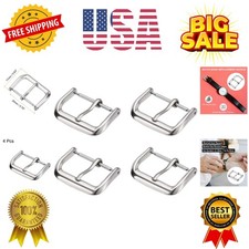 Watch Band Replacement Buckle 316L Stainless Steel Clasp for Leather Silicone...