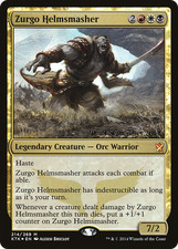 Zurgo Helmsmasher #214 (Foil) (MP) Prerelease Cards PRE Magic MTG