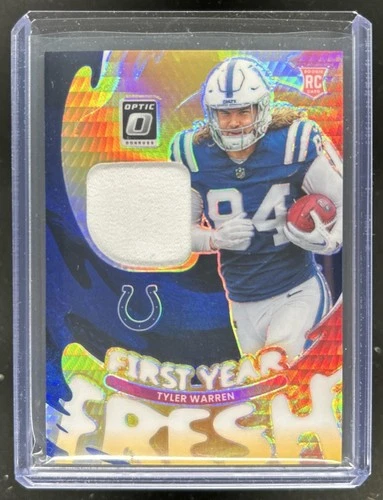 2025 Donruss Optic Tyler Warren Blue Hyper (RAW)
