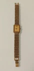 Vintage Seiko 2320-6140 Ladies Quartz Dress Watch Gold Bracelet Needs Battery