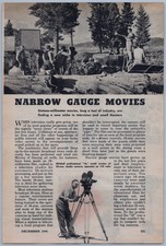 1946 Article - 16mm Camera Film Used in Movies Theaters Television Filming