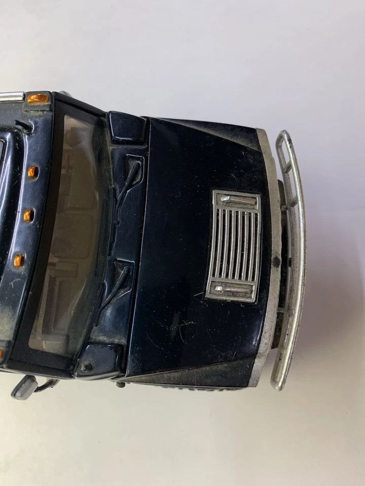 HUMMER H2 NEGRO ALTO PERFIL SUSPENSIÓN DE TRABAJO JADA ESCALA 1:24 DIECAST ¡¡RARO!!! Foto 2 de 4