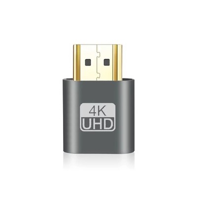 4K HDMI Dummy Plug Display Emulator Headless Ghost Adapter EDID für Mining PC GP