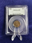 1861 Indian Head Cent 1c Penny *PCGS AU55 About Uncirculated* Great Eye Appeal!!