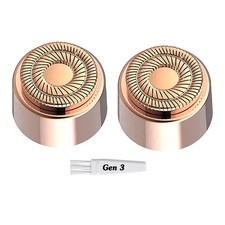 Replacement Heads for Flawless Finishing Touch Generation 3 Facial Hair Remov...