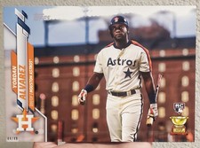 YORDAN ALVAREZ 2020 Topps Short Print Variation RC SP 5X7 JUMBO #44/49 JERSEY #