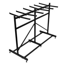 Multi-Function Folding Chair Rack, 440LBS Capacity, for 42 Chairs or 12 Tables
