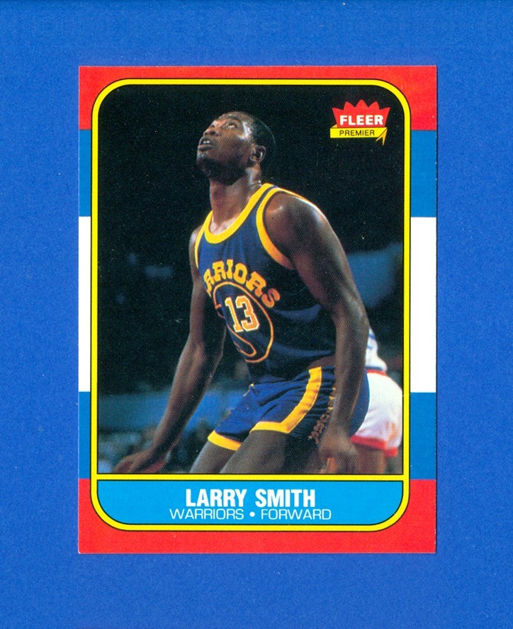 1986/1987 Fleer Basketball #104 Larry Smith 86/87 Set Break Card NR/MT Condition