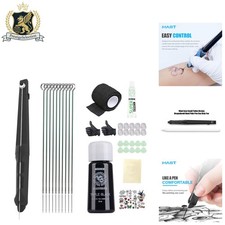 Professional Tattoo Kit - Poke Stick with Needles and Design Images Included