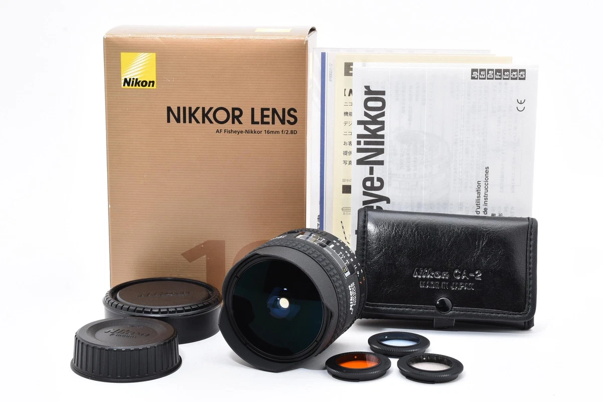 Nikon Fisheye-NIKKOR 16mm Focal f/2.8 Camera Lenses for sale | eBay